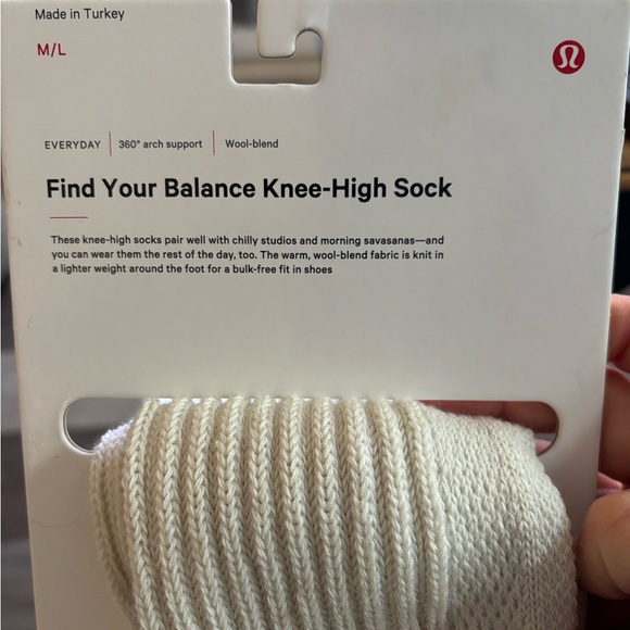 Lululemon knee high socks - Picture 3 of 4